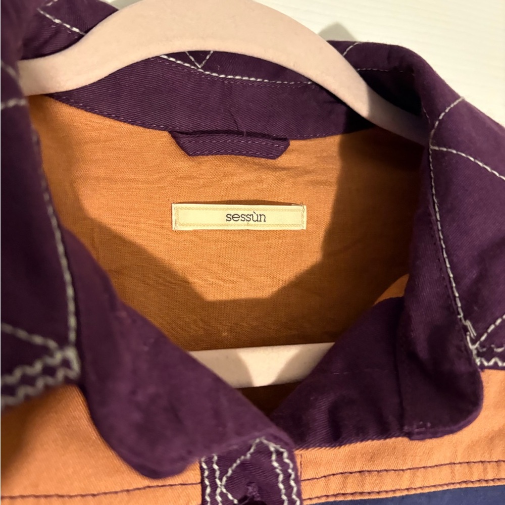 Multicolor Patchwork Utility Jacket - image 2